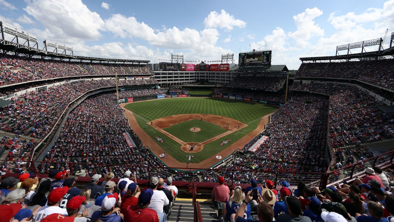 Globe Life Park, Home of the Texas Rangers, Debuts Over-The-Top