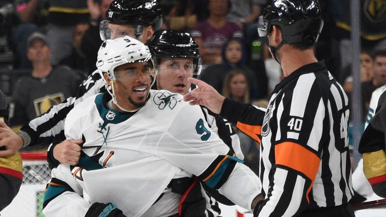 Sharks' Evander Kane faces uphill skating to clear his name after wife's  accusations