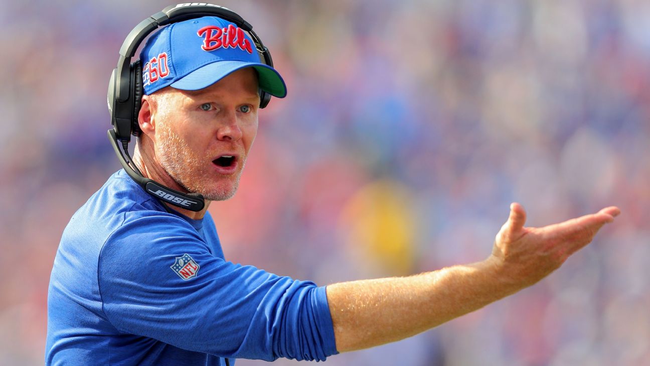 Multiple Bills players sent home due to illness; Sean McDermott