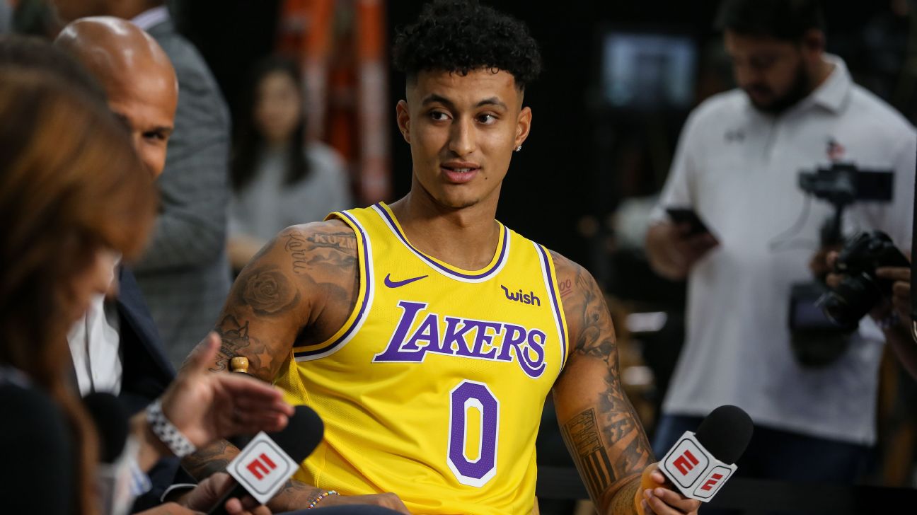 Lakers Forward Kyle Kuzma Out With Sprained Ankle