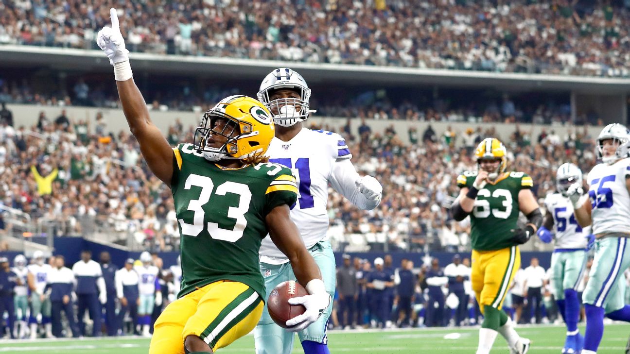 Relive Aaron Jones' best moments from Green Bay Packers' 2020 season