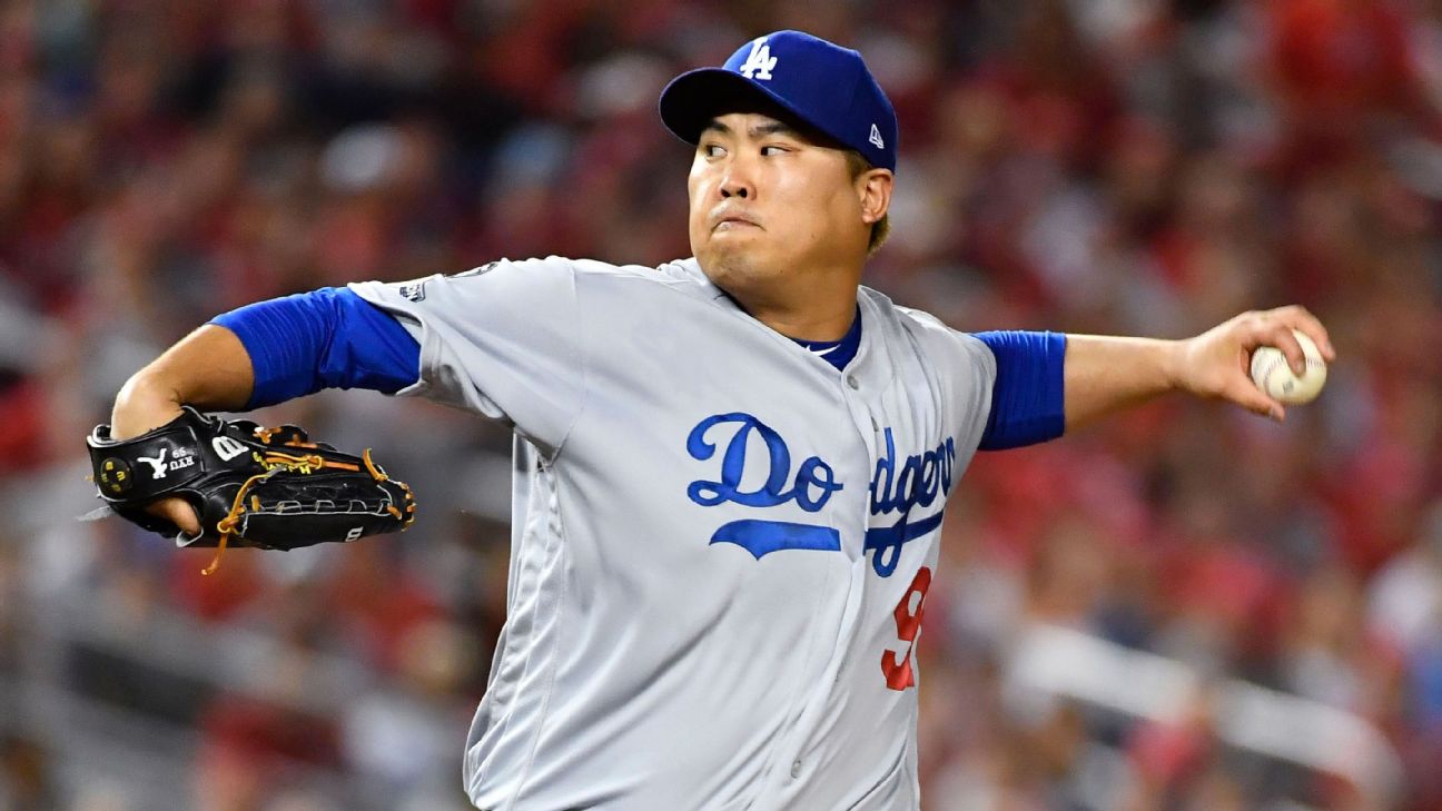 Sources -- LHP Hyun-Jin Ryu agrees to 4-year, $80M deal with Blue Jays -  ESPN