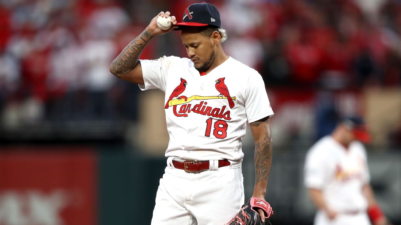 Cardinals' Carlos Martinez leaves game due to fatigue