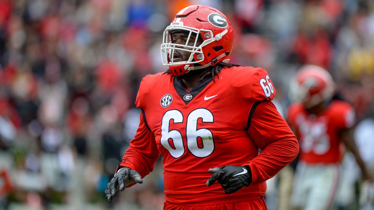 Solomon Kindley third Georgia offensive lineman to enter NFL draft - ESPN