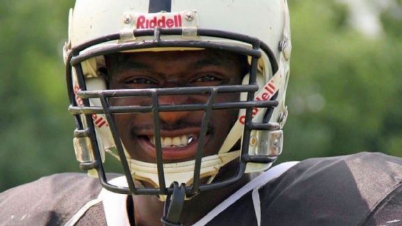 Efe Obada gets game ball from Carolina Panthers head coach Ron