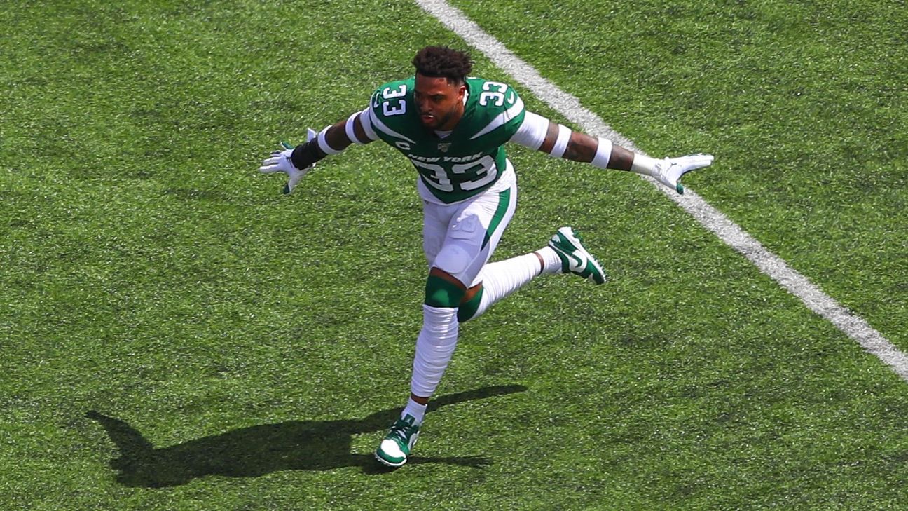 Video: Jets' Jamal Adams celebrates after winning appeal of fine for Baker  Mayfield hit