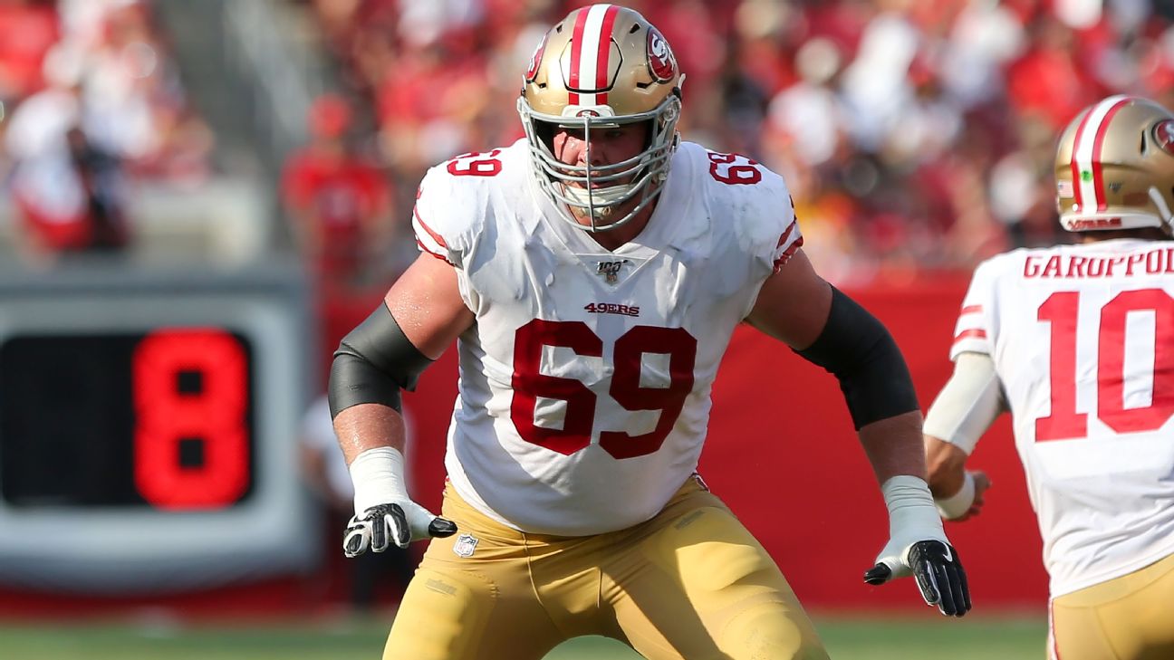 49ers RT Mike McGlinchey out 4-6 weeks with knee injury - ABC7 San Francisco