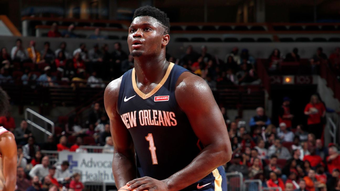 Pelicans' Zion Williamson happy to share a rookie scoring feat