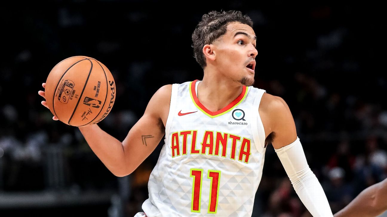 Thigh injury sidelines guard Trae Young as Hawks take on ...