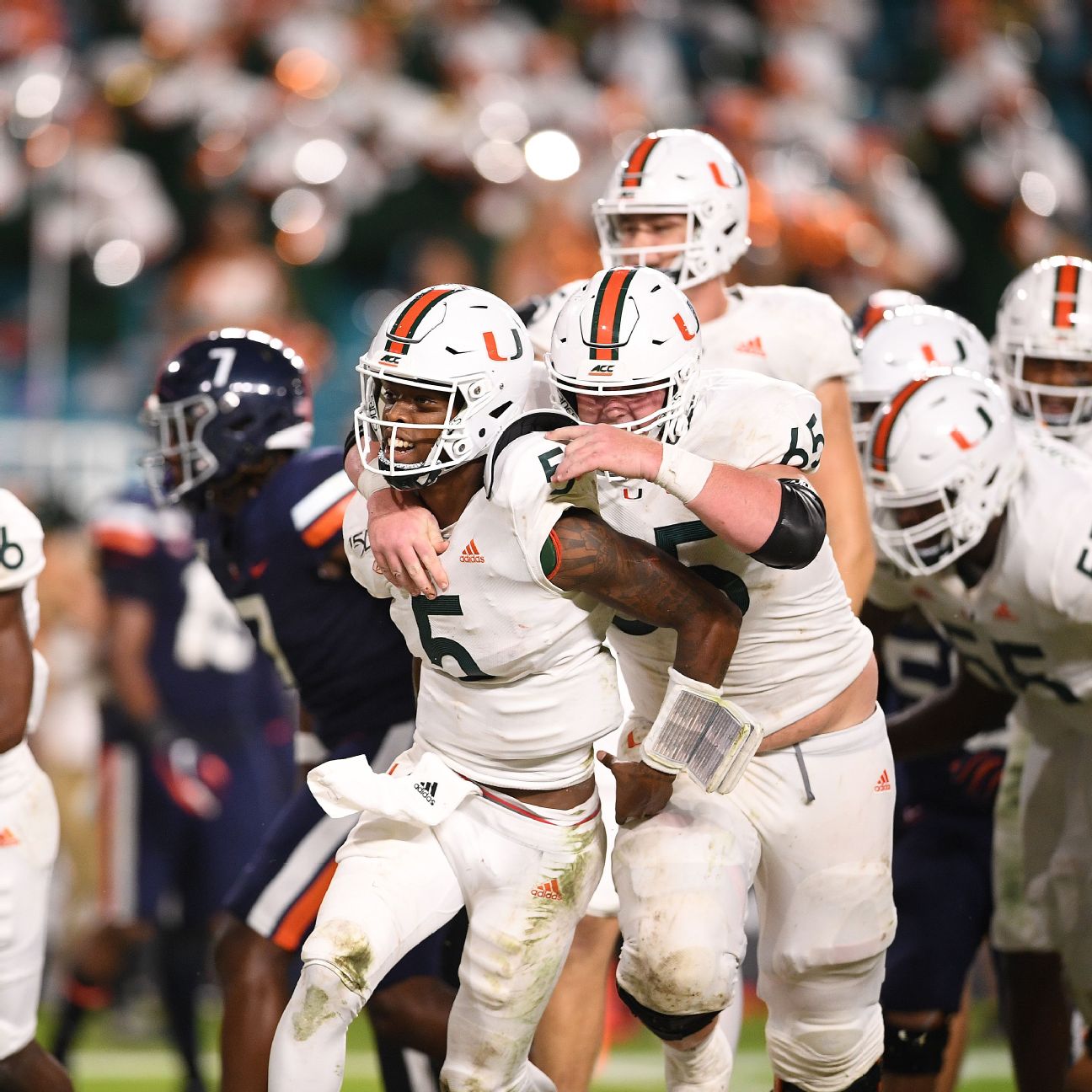 Miami names N'Kosi Perry starting quarterback for Virginia game