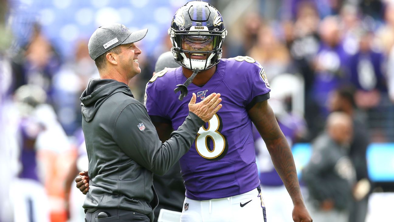 John Harbaugh shares thoughts on dominance of Ravens' run game vs. Browns -  A to Z Sports