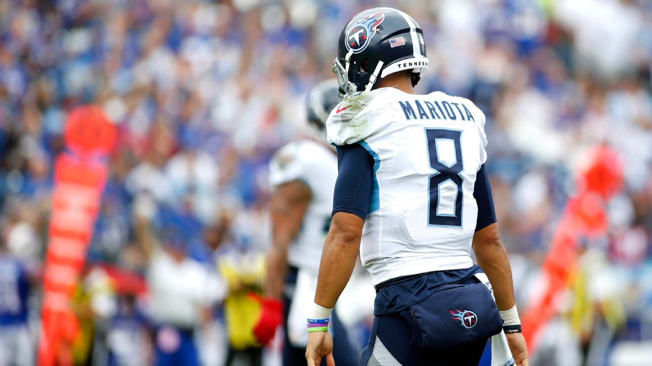 Falcons' Marcus Mariota steps away from the team after benching