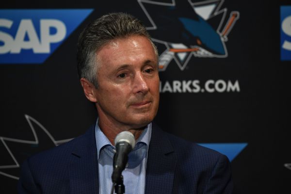 Sharks' Wilson leaving GM post after 19 seasons