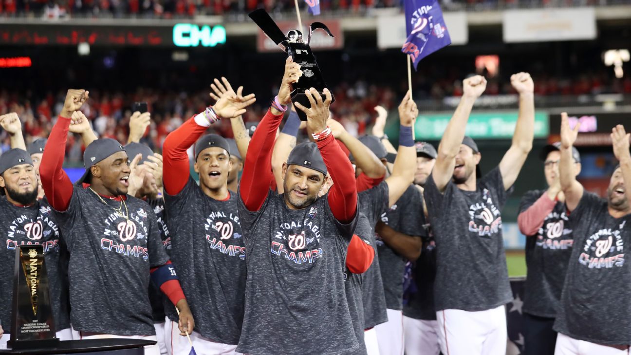 MLB playoffs: Nationals sweep Cardinals in NLCS to reach World Series