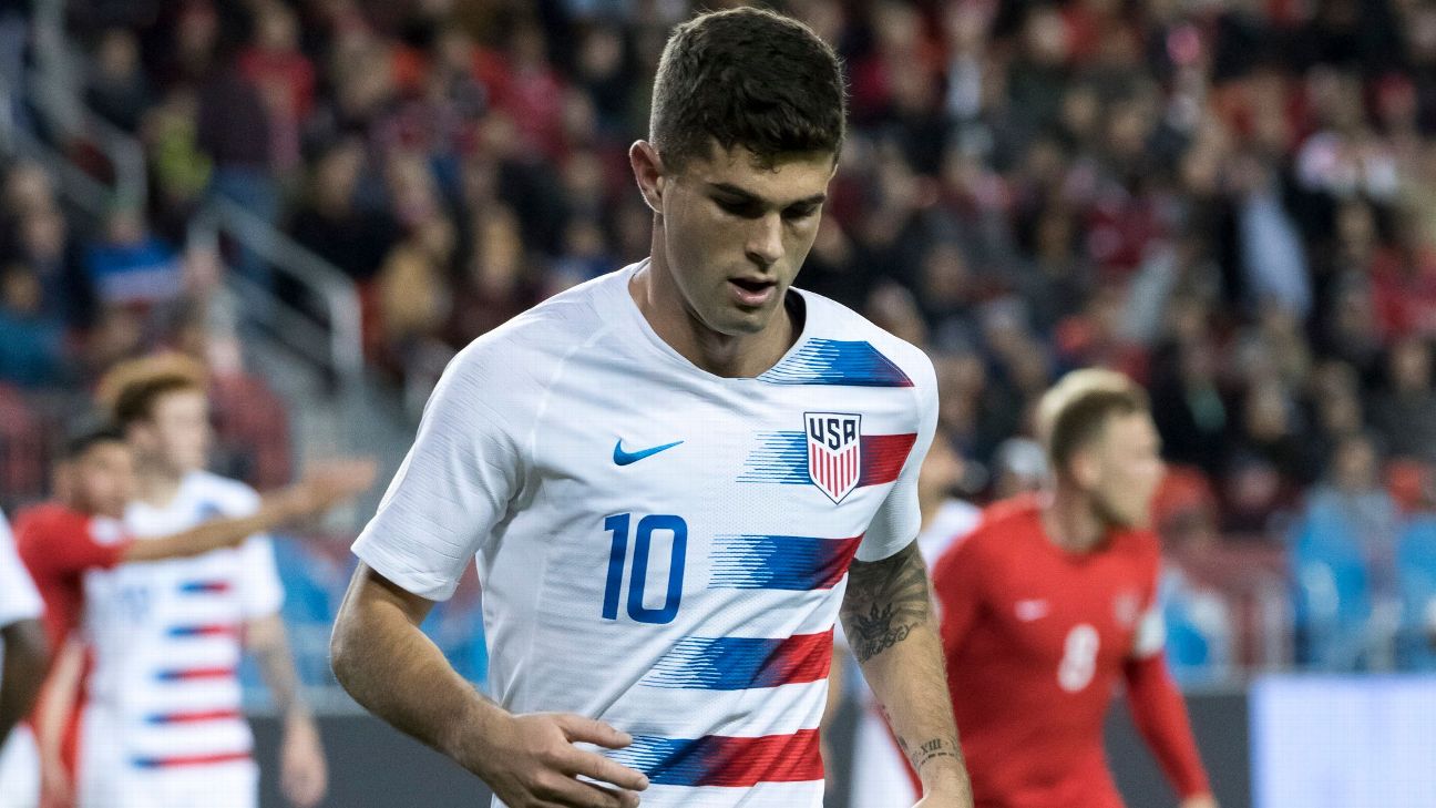 Christian Pulisic scheduled for U.S. soccer return while Michael Bradley  dropped