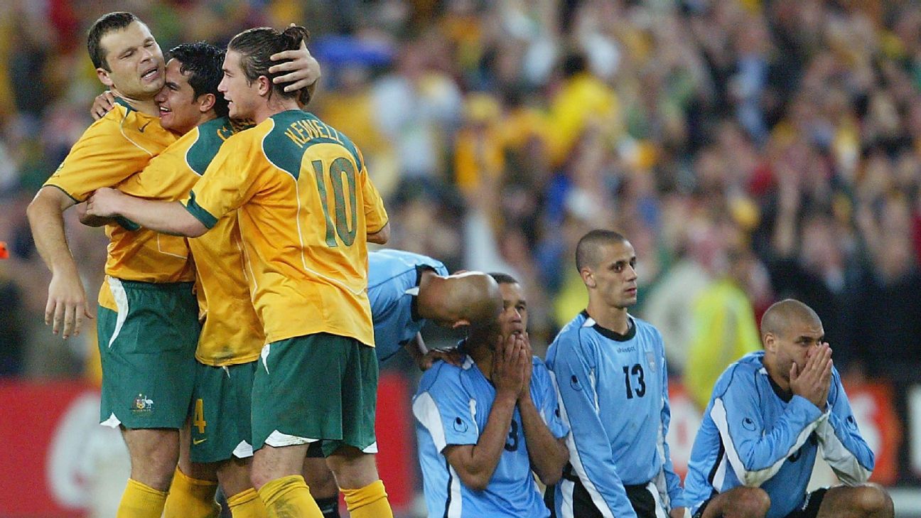 Mark Viduka, Tim Cahill and Harry Kewell Mark Viduka, Tim Cahill and Harry Kewell