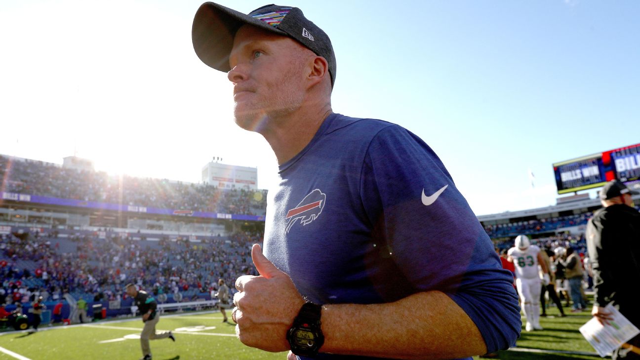 Bills Coach Sean McDermott on preparing for Aaron Rodgers with the Jets 