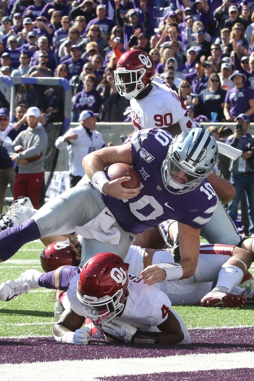 Skylar Thompson scores 4 TDs as K-State stuns No. 4 Oklahoma, 48-41