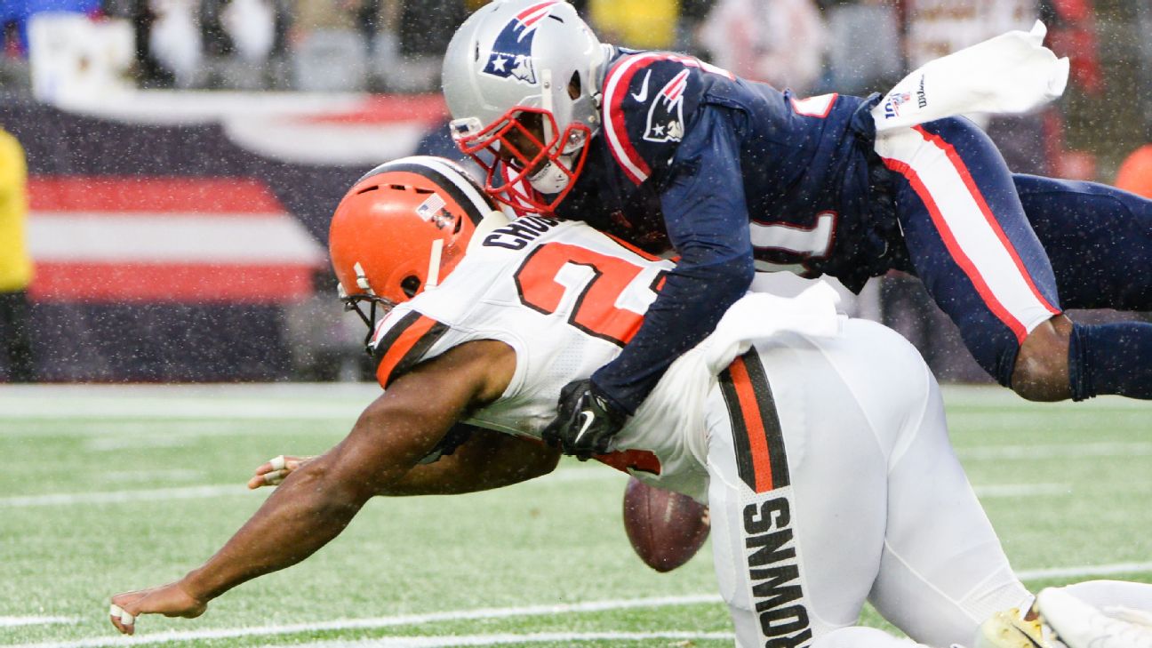 Browns vs Patriots live score & H2H