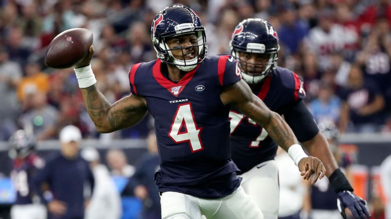 Deshaun Watson throws three TD passes to lead the Houston Texans