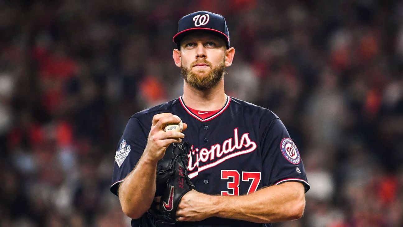 Stephen Strasburg placed on Nats injured list