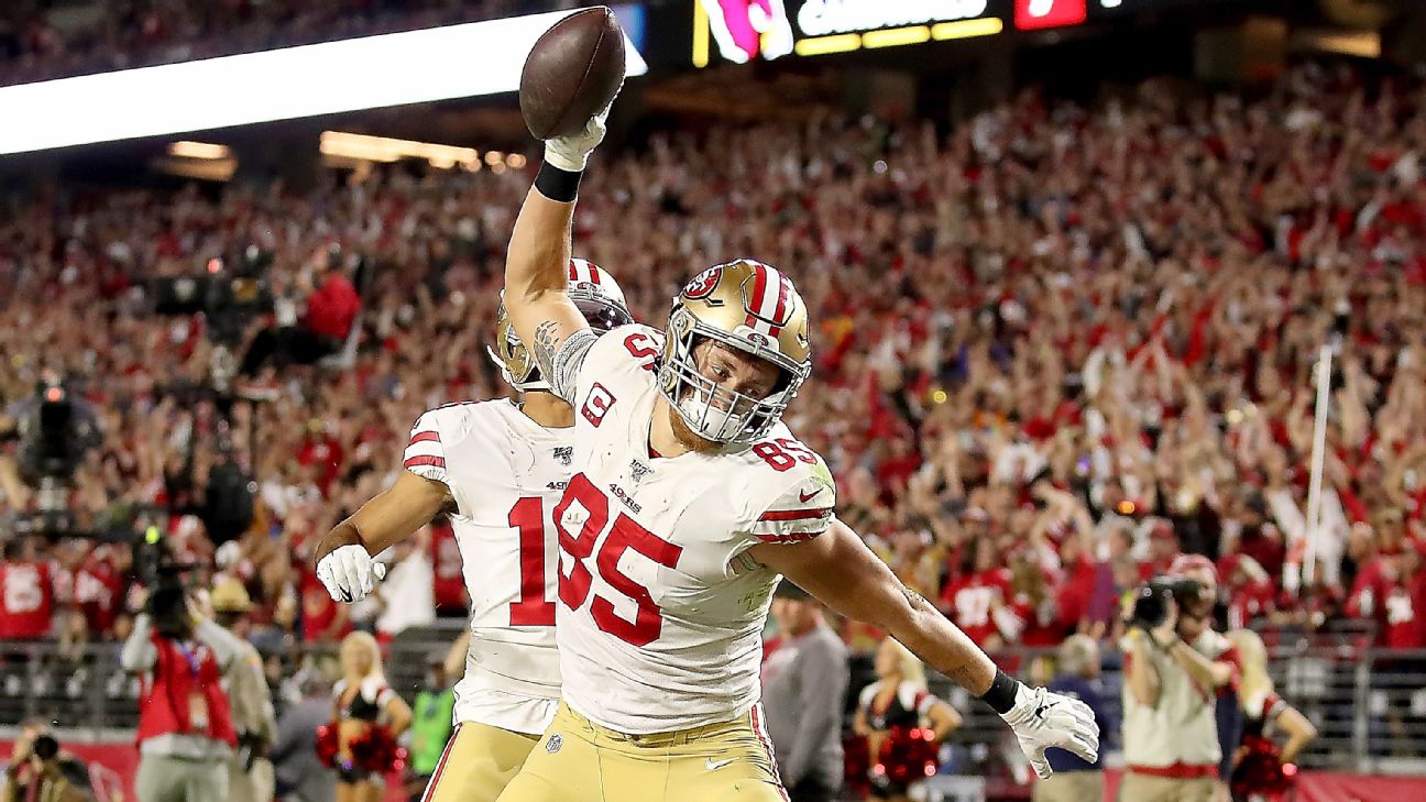 Fantasy football: Start 49ers' George Kittle vs. Cardinals