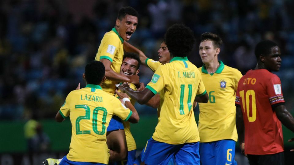 Mundial Sub-17: Brasil vence Angola e garante liderança do grupo A