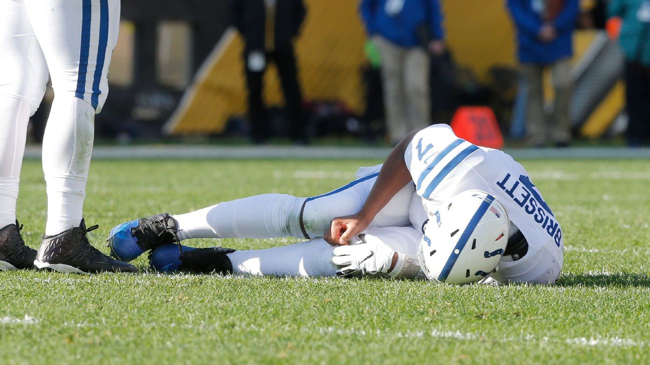 Colts lose to Steelers after Brissett knocked out of game