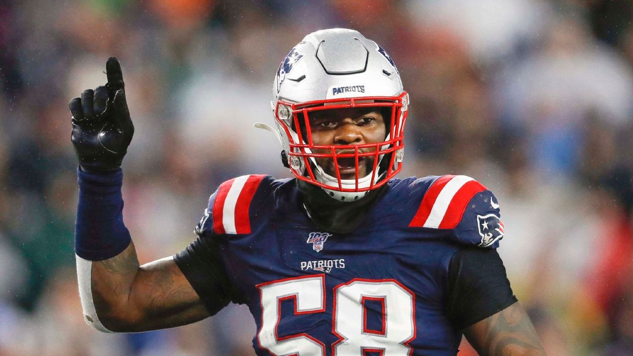 LB Jamie Collins returns for third stint with New England Patriots - ESPN