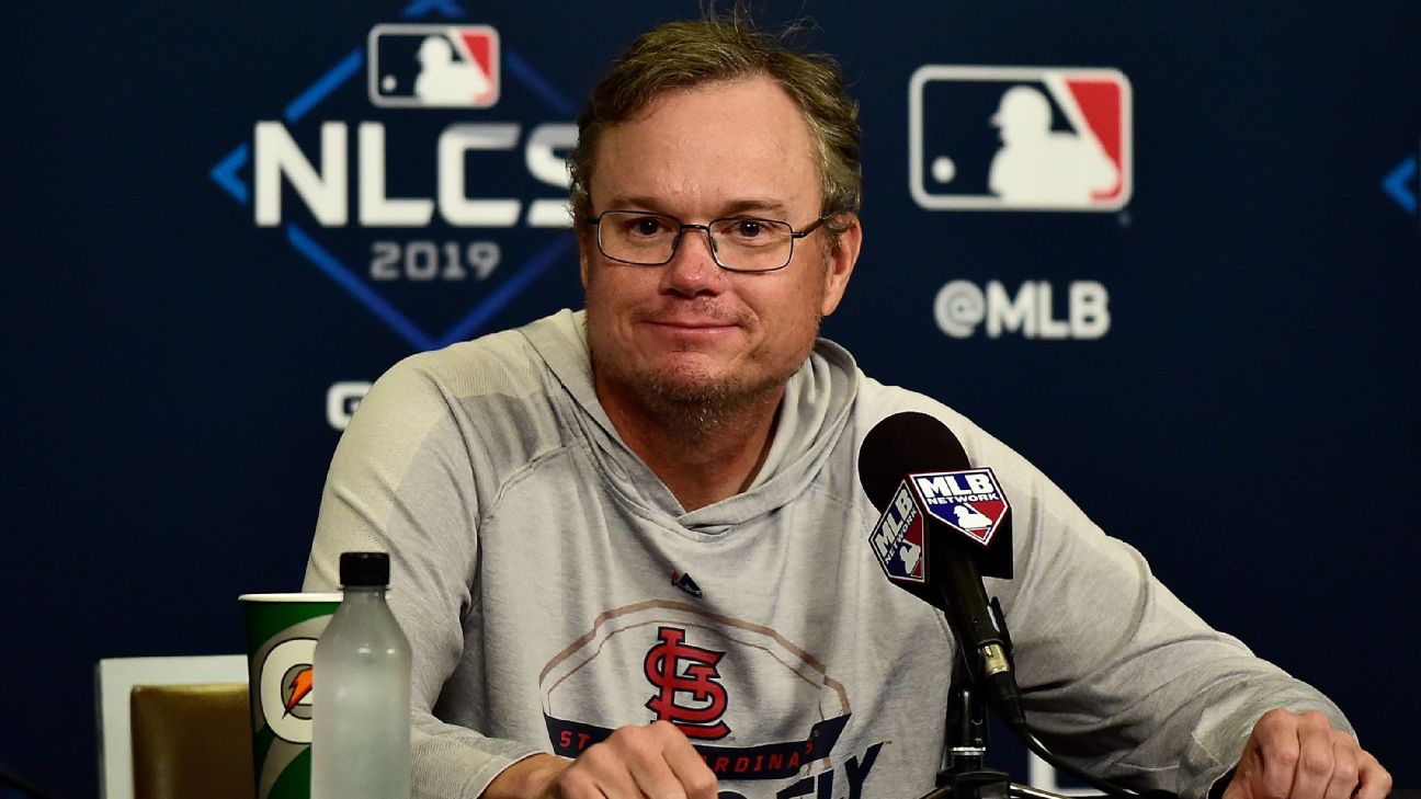 St. Louis Cardinals John Mozeliak Discusses Cardinals Parting Ways With  Manager Mike Shildt 