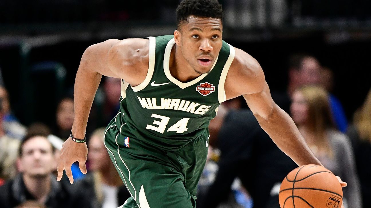 Giannis Antetokounmpo (quad) out for Wednesday's game vs. Pelicans