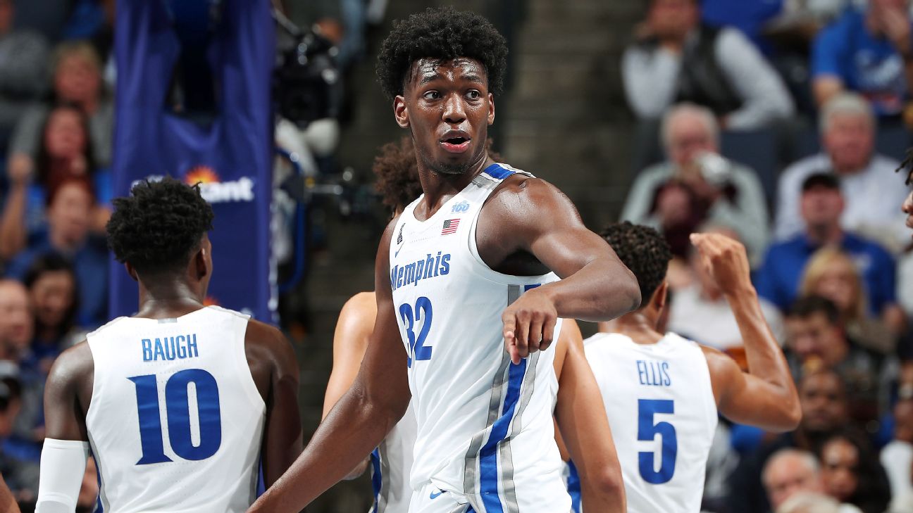 NCAA rules Memphis' James Wiseman ineligible; top prospect gets stay to  play Friday - ESPN