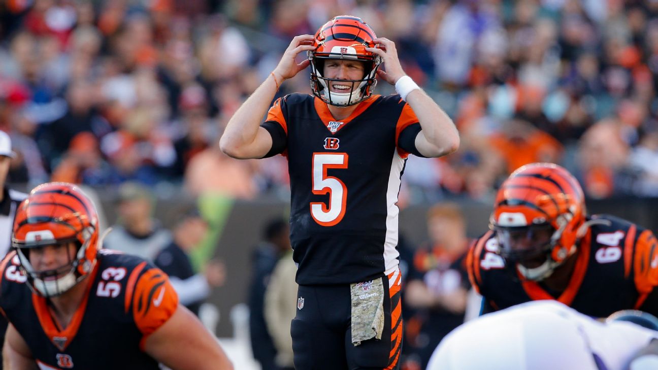 Mistakes not only thing to look for in evaluating Bengals QB Ryan Finley -  ESPN - Cincinnati Bengals Blog- ESPN