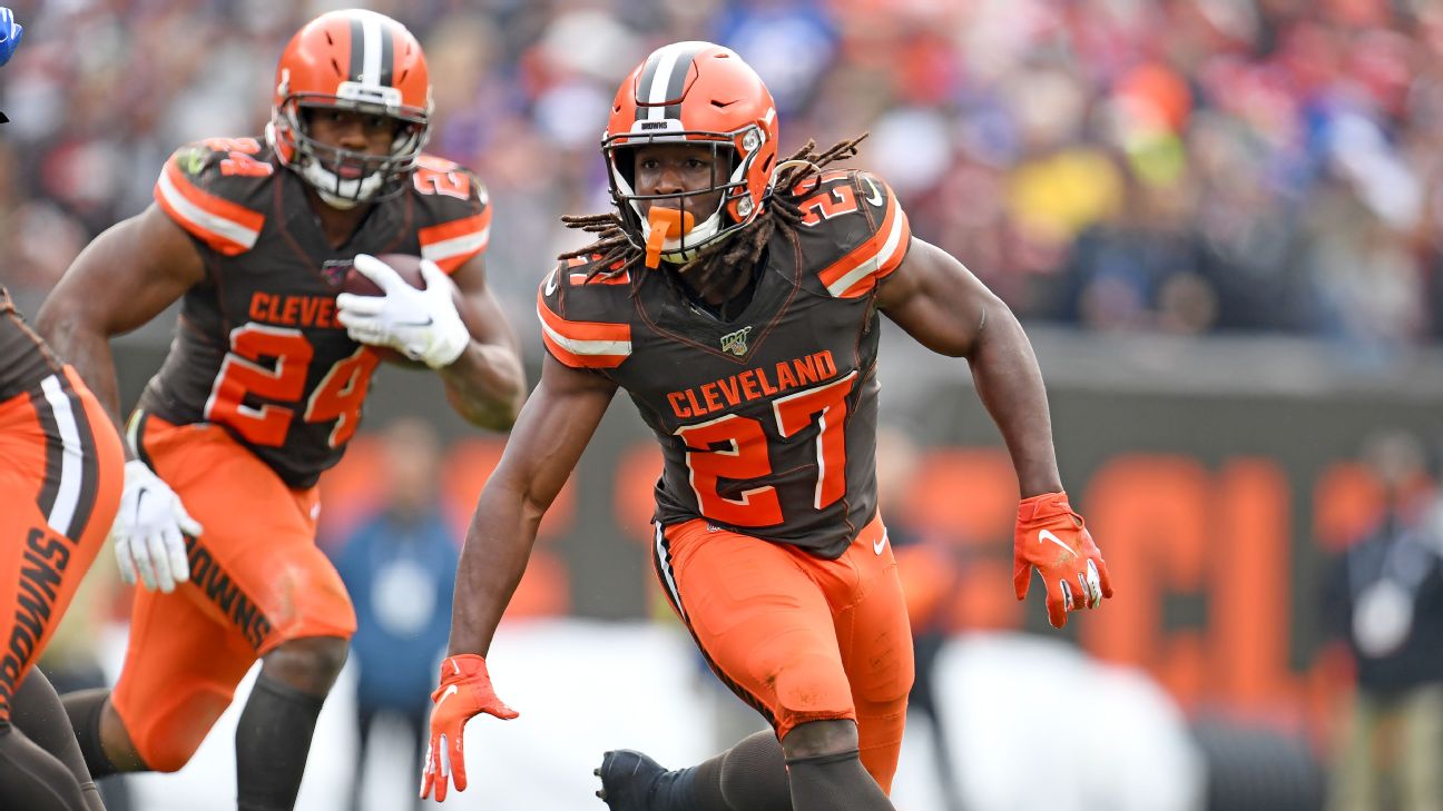 Browns duo of Nick Chubb and Kareem Hunt punishing NFL defenses