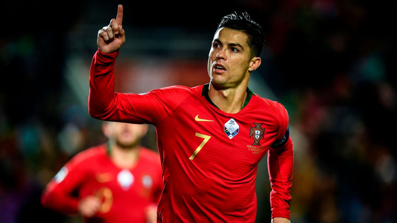 How many goals has Cristiano Ronaldo scored for Portugal? A