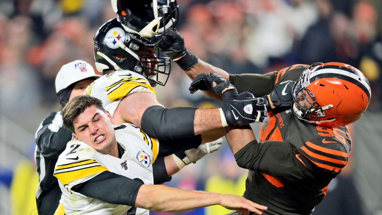 Pittsburgh Steelers' Mason Rudolph hasn't heard from Cleveland