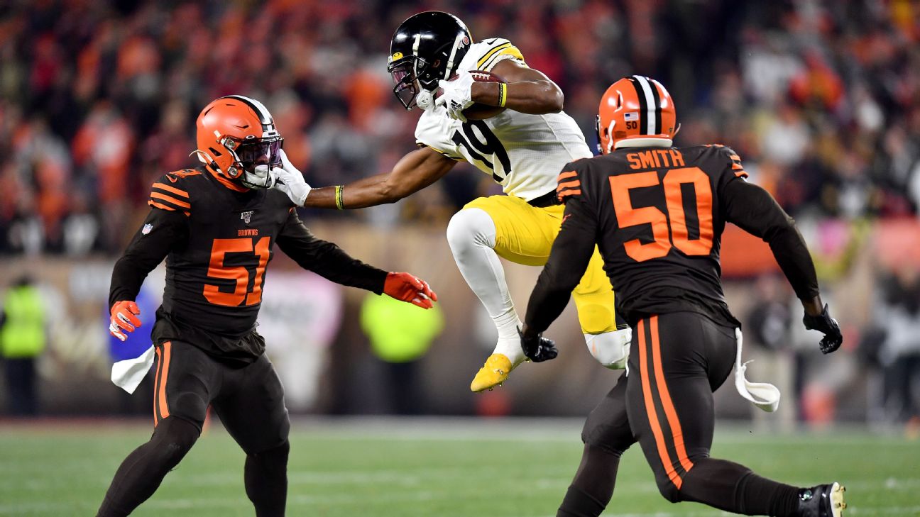 Steelers JuJu Smith-Schuster, James Conner 'questionable' this week