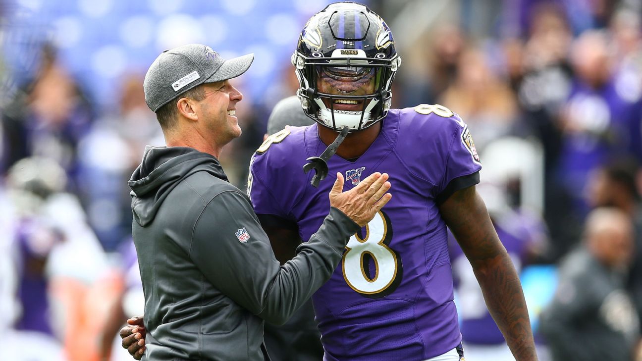 Lamar Jackson has to carry extra jerseys because every player