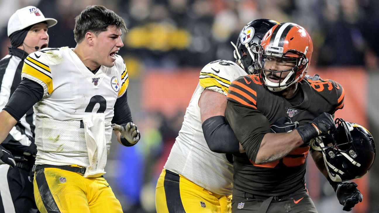 Myles Garrett's suspension upheld after he accused Mason Rudolph of using  racial slur - The Washington Post