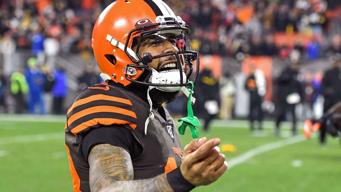 The Odell Beckham Jr. Cleveland Browns jerseys have dropped online 