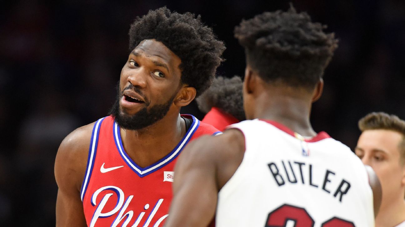 The Sporting News on X: Jimmy Butler commented on Joel Embiid's Instagram  picture saying, “f— yo mask 🤷🏿‍♂️” 😳☕️  / X