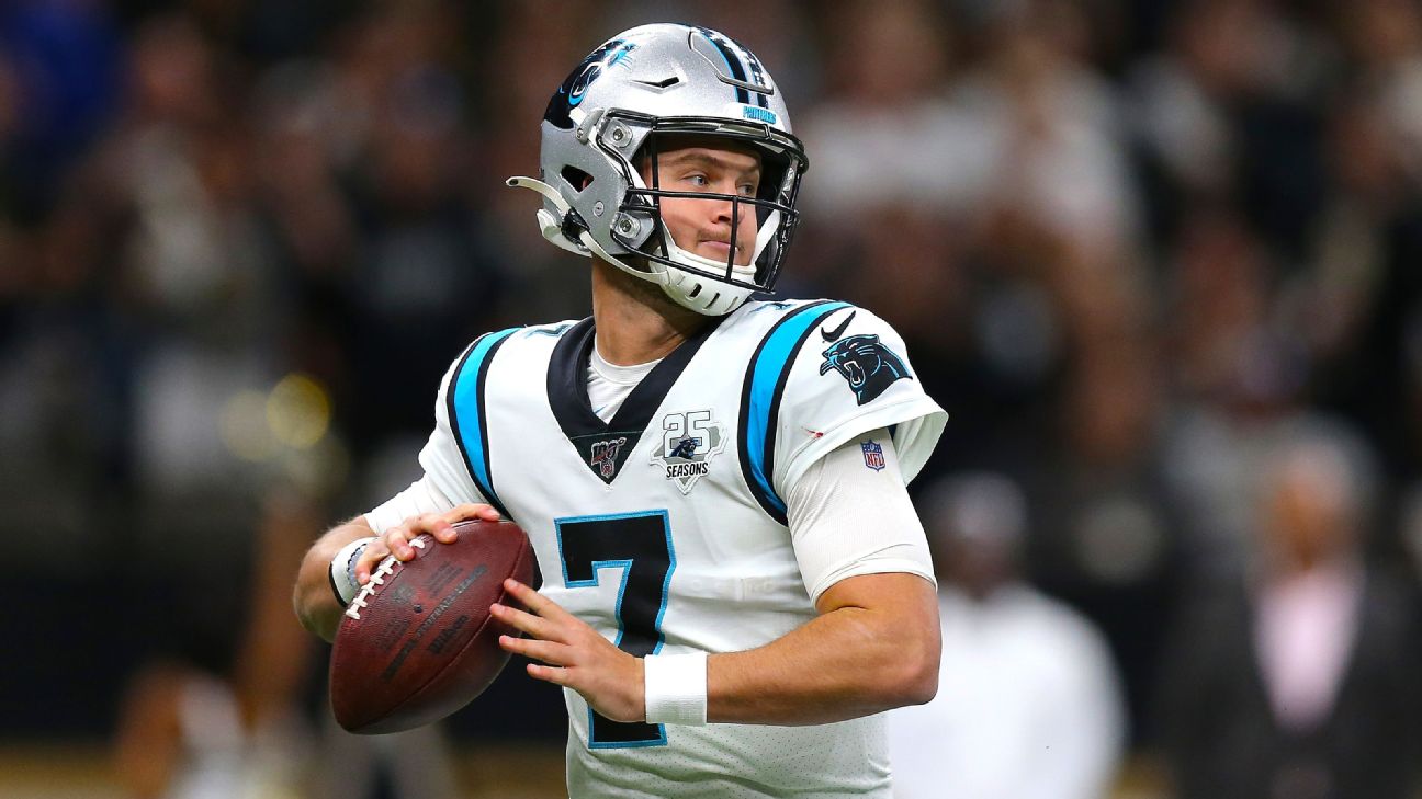 Undrafted and discarded, Kyle Allen bet on himself for NFL dream - ESPN - Carolina  Panthers Blog- ESPN