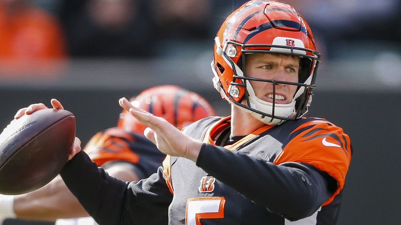 Bengals to Start QB Ryan Finley vs. Steelers Monday Night - Steelers Now