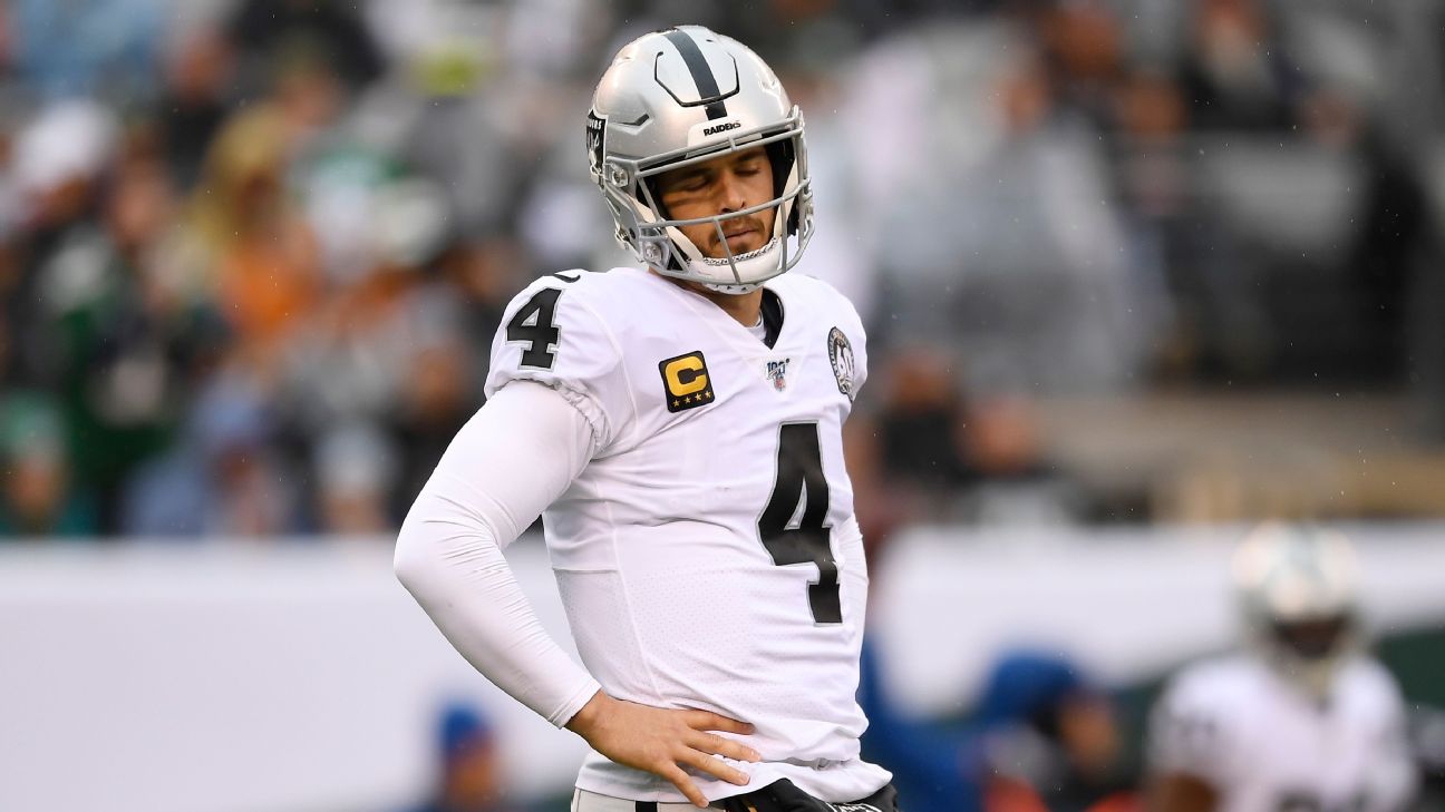 Raiders bench Derek Carr: Answering questions on Vegas' QB future - ESPN