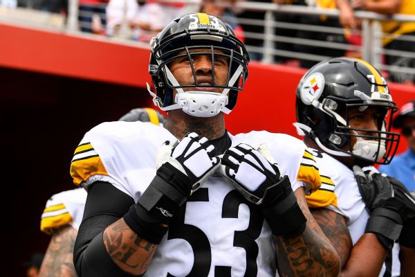 Steelers' Pouncey swaps decal over 'limited info'