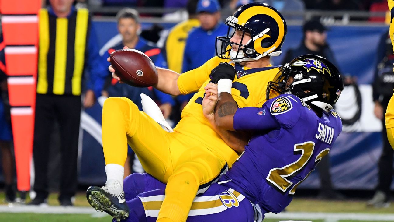 Lamar Jackson, Ravens dominate in 45-6 win over the Rams in Los