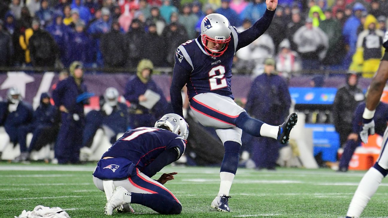 Patriots' Nick Folk: 'In my own sick mind' I like kicking in bad