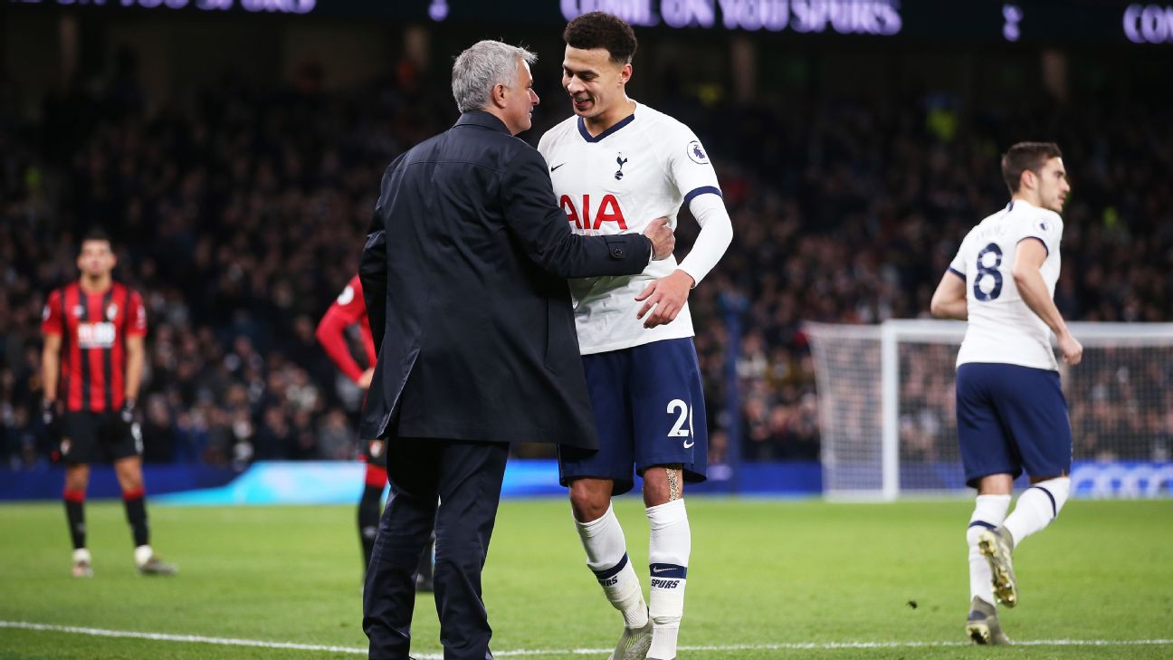 A fascinating chat between Jose Mourinho & Dele Alli 