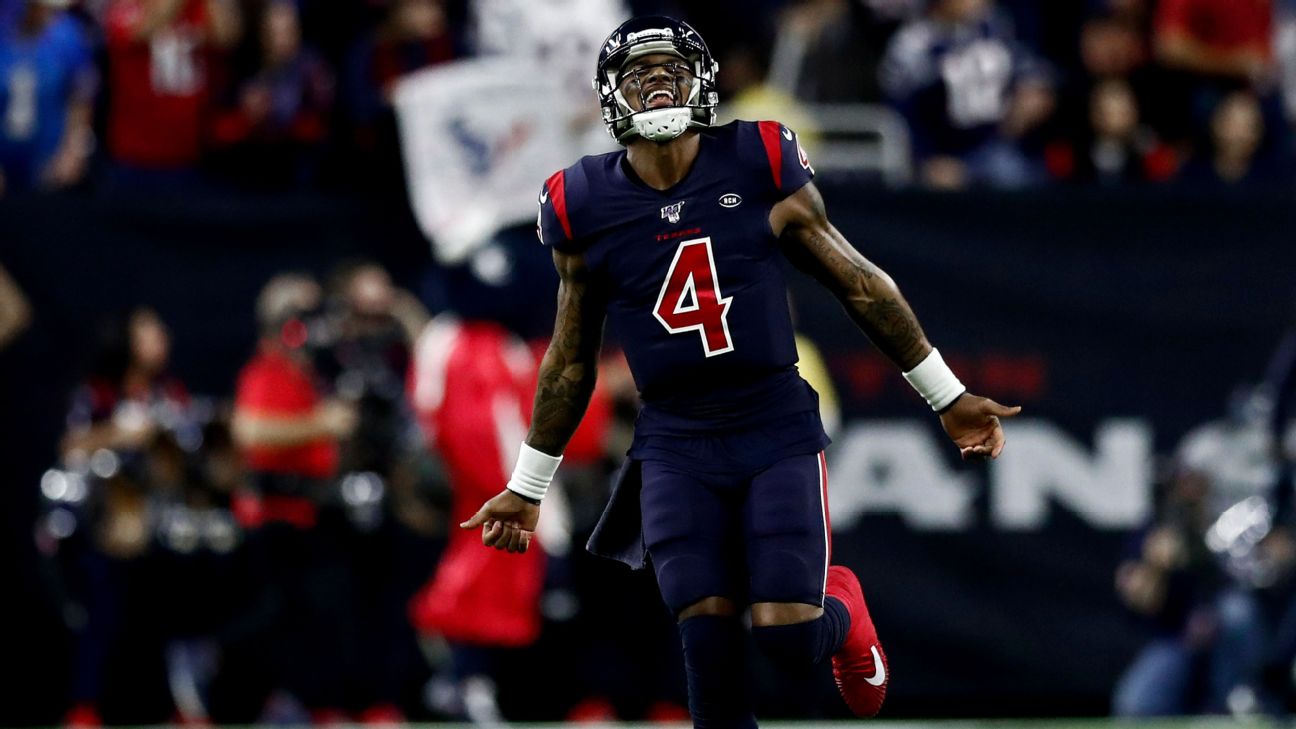 Watson throws 3 TDs, catches another; Texans top Pats 28-22