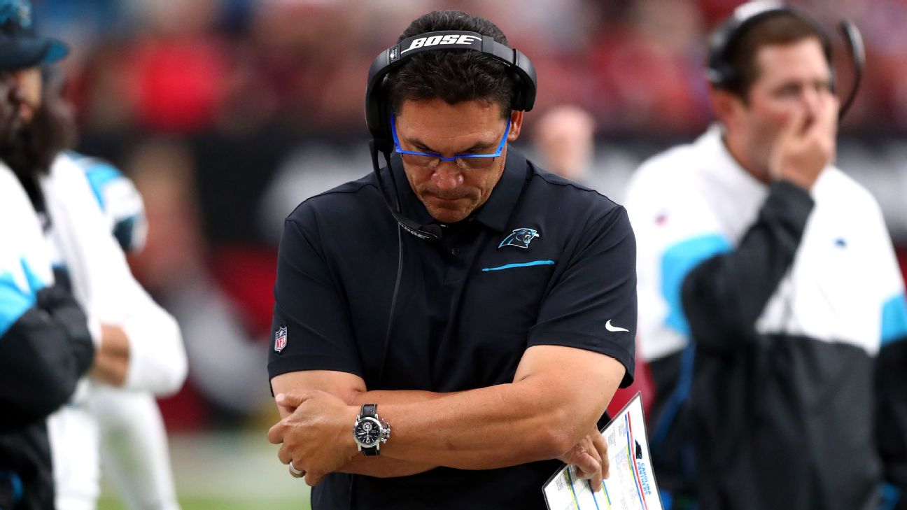 Panthers coach Ron Rivera: Newton's comments were 'a mistake'